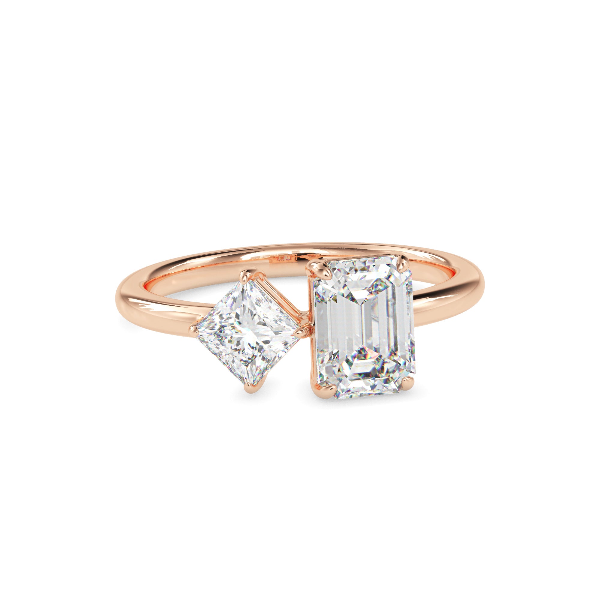 Tasa “Twin Flame” Toi et Moi Ring - 2224